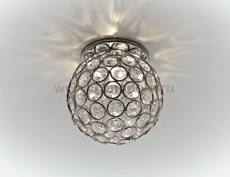 Точечный светильник Ambrella с узором D1000 CH