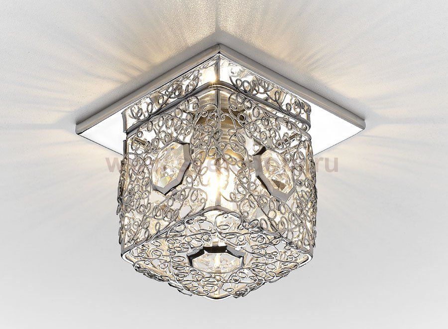 Светильник точечный Ambrella D1003 CH/CL хром/прозрачный ORGANIC SPOT