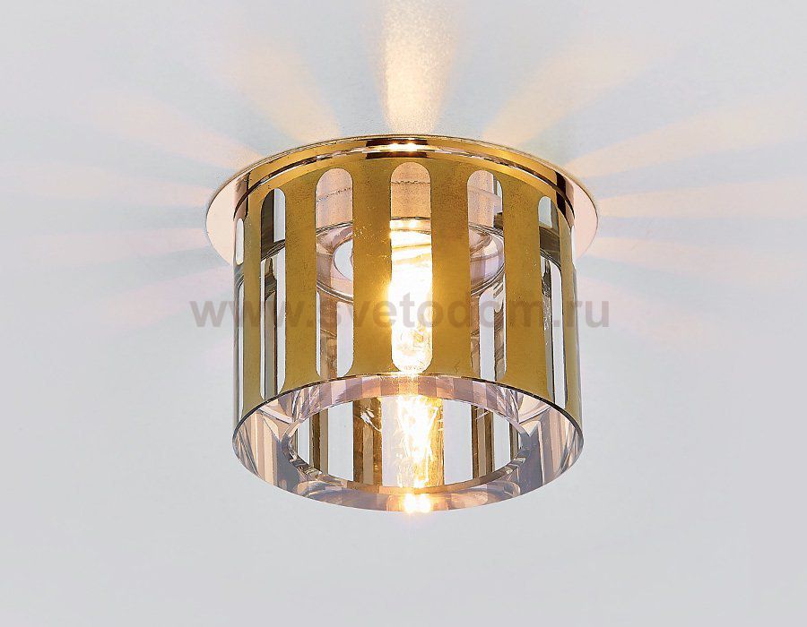 Светильник точечный Ambrella D1014 GD золото гальваника G9 ORGANIC SPOT