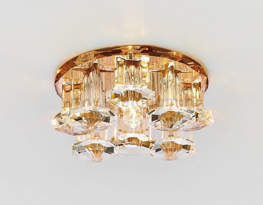 Светильник Ambrella D1045 BR/CL коричневый/прозрачный