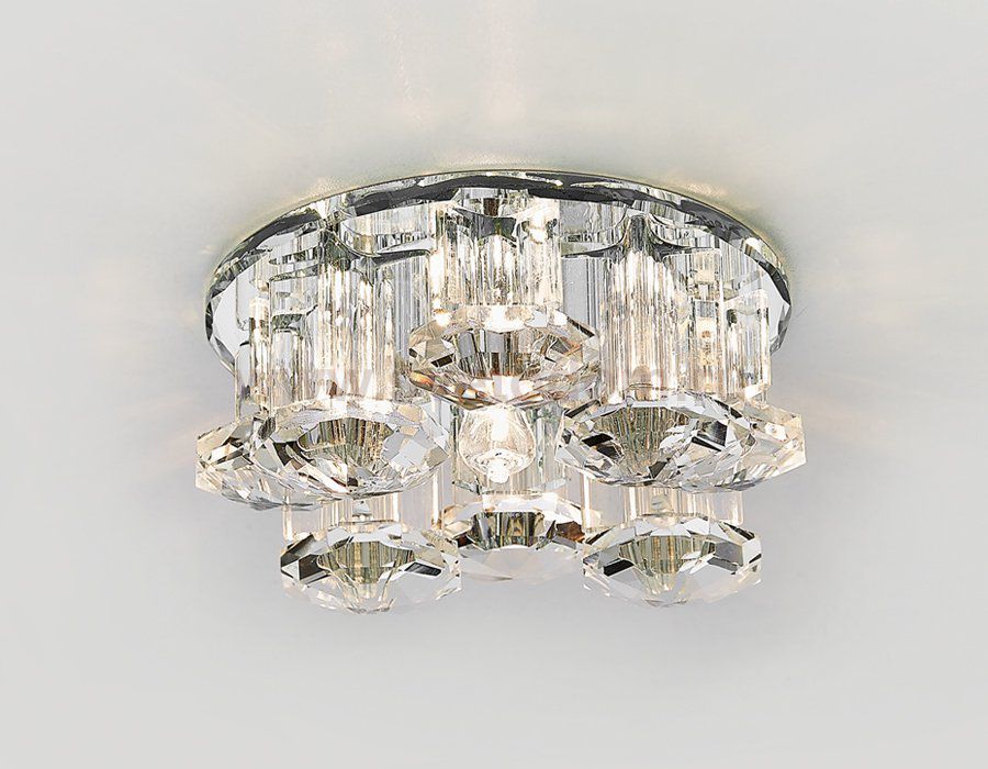 Светильник Ambrella D1045 CH/CL хром/прозрачный