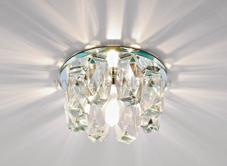 Светильник точечный Ambrella D1047 CL/CL/CH хром/прозрачный G9 CRYSTAL SPOT