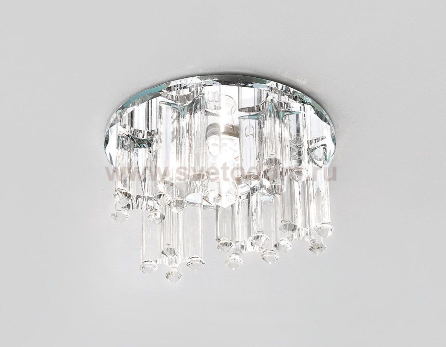 Точечный светильник Ambrella Кристальный D1050 CL/CL/CH