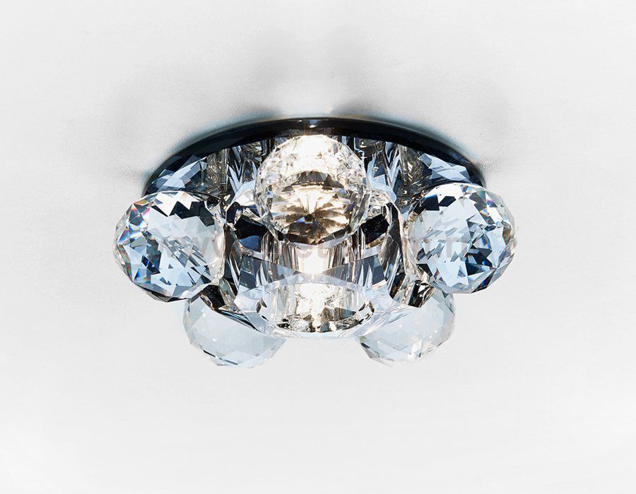 Светильник точечный Ambrella D1055 BK/CL тонированный/прозрачный G9 ORGANIC SPOT