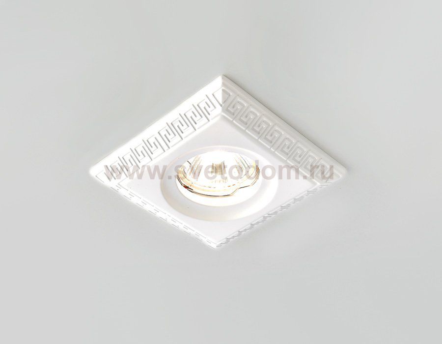 Точечный светильник Ambrella с узором и орнаментом D1168_W