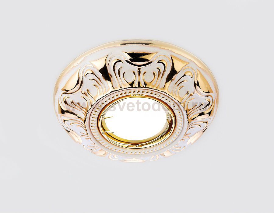 Светильник точечный Ambrella D1172 W/G белый/золото MR16 ORGANIC SPOT