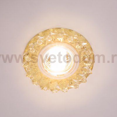 Точечный светильник D2166 CR YL+CL ЭкономСвет