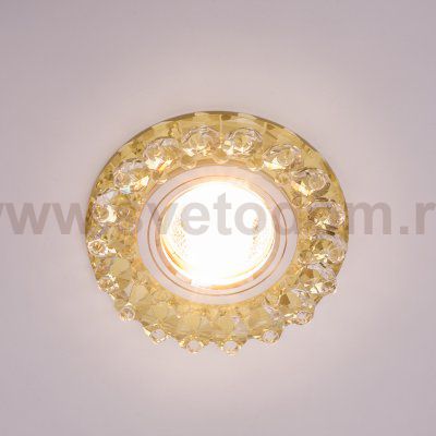 Точечный светильник D2187 CR YL+CL ЭкономСвет