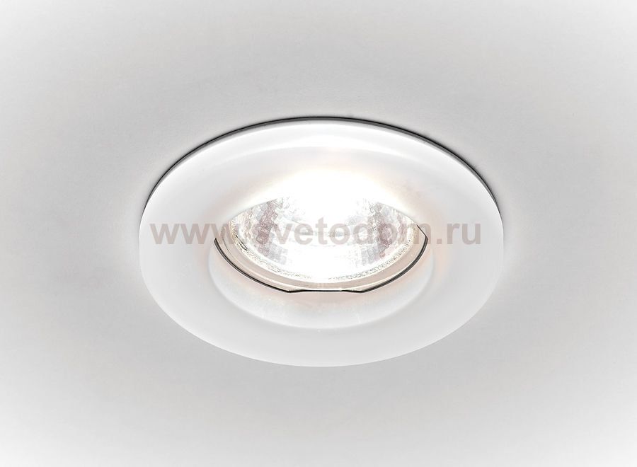 Светильник точечный Ambrella D2240 W хром/матовое стекло MR16 ORGANIC SPOT