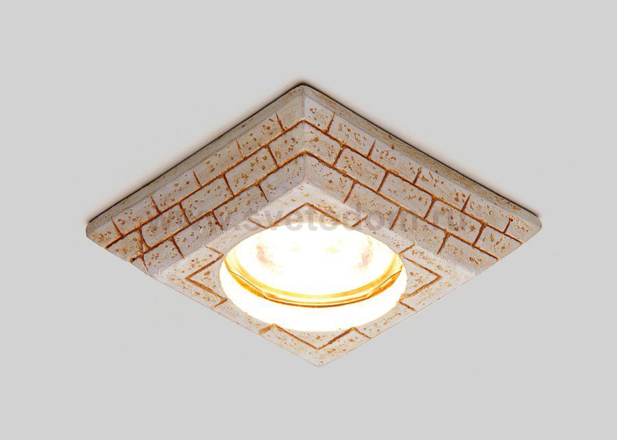 Светильник точечный Ambrella D2920 BG бежевый гипс MR16 ORGANIC SPOT