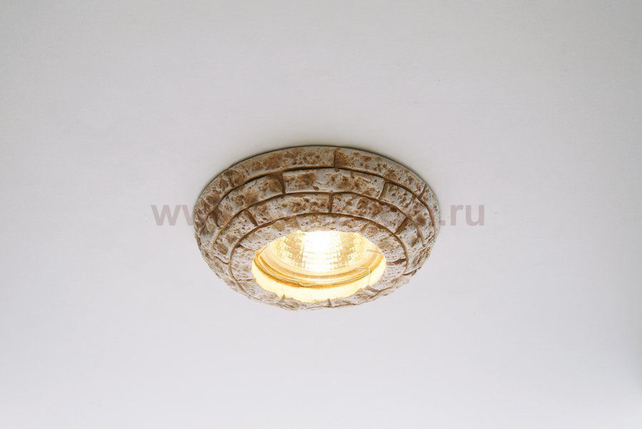 Светильник точечный Ambrella D2940 BG бежевый гипс MR16 ORGANIC SPOT