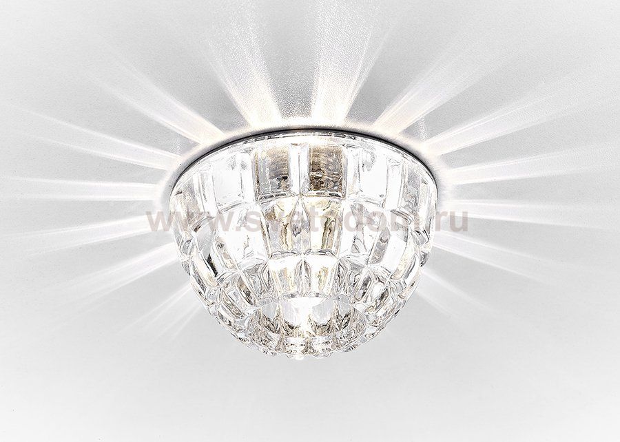 Светильник точечный Ambrella D4180 Big CH/W хром/матовый G9 ORGANIC SPOT