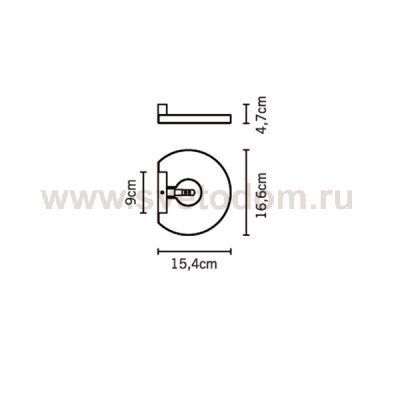 Светильник настенный бра Fabbian D42 D03 00 Sospesa