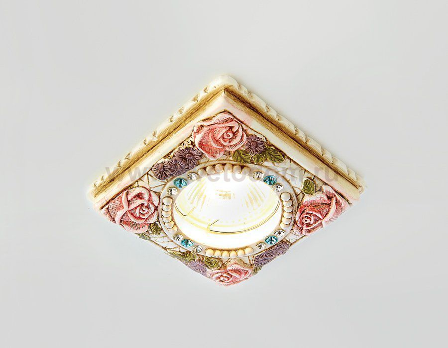 Светильник точечный Ambrella D4450 PI розовый гипс ORGANIC SPOT