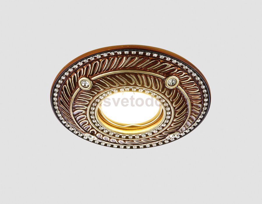 Светильник точечный Ambrella D4468 BR красное дерево ORGANIC SPOT