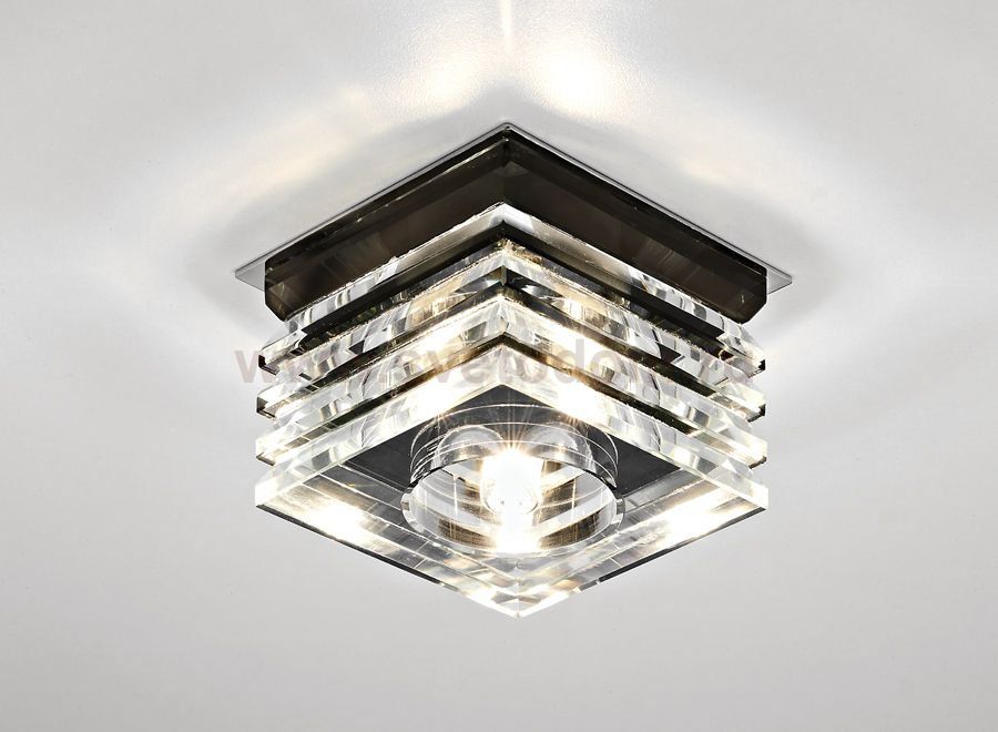 Встраиваемый светильник Ambrella D495 BK/CH