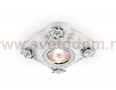 Светильник точечный Ambrella D5504 W/CH белый хром керамика ORGANIC SPOT