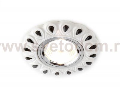 Светильник точечный Ambrella D5540 W/BK белый тонированный керамика ORGANIC SPOT