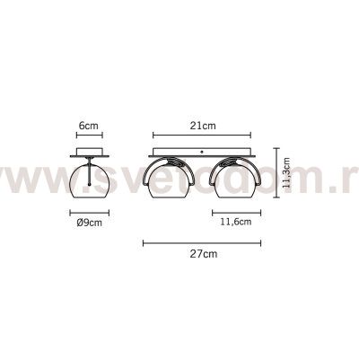 Настенный/Потолочный светильник Fabbian D57G2303