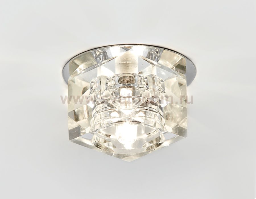 Встраиваемый светильник Ambrella D605 CL/G