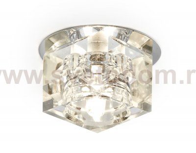 Светильник точечный Ambrella D605 CL/CH хром/прозрачный G9 CRYSTAL SPOT