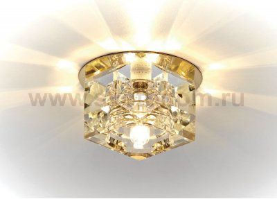 Встраиваемый светильник Ambrella D605 CL/G