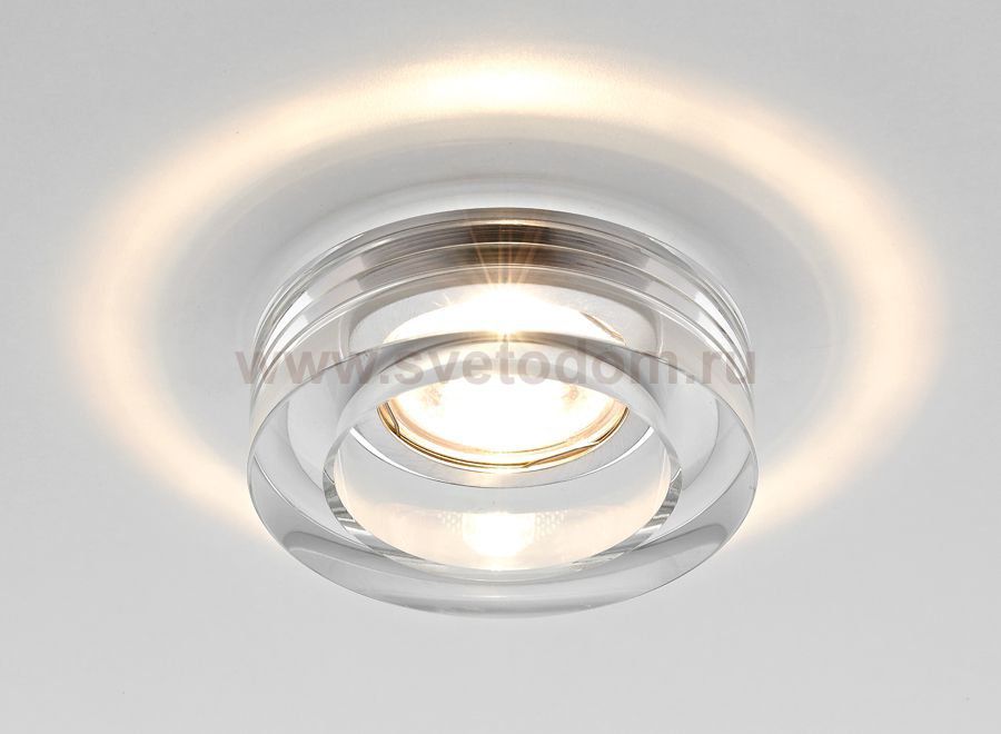 Светильник точечный Ambrella D6110 CL хром/прозрачный MR16 30H 110D mm ORGANIC SPOT