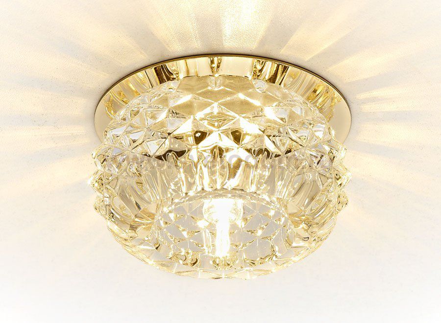 Точечный светильник Ambrella Кристальный D7323 CL/G