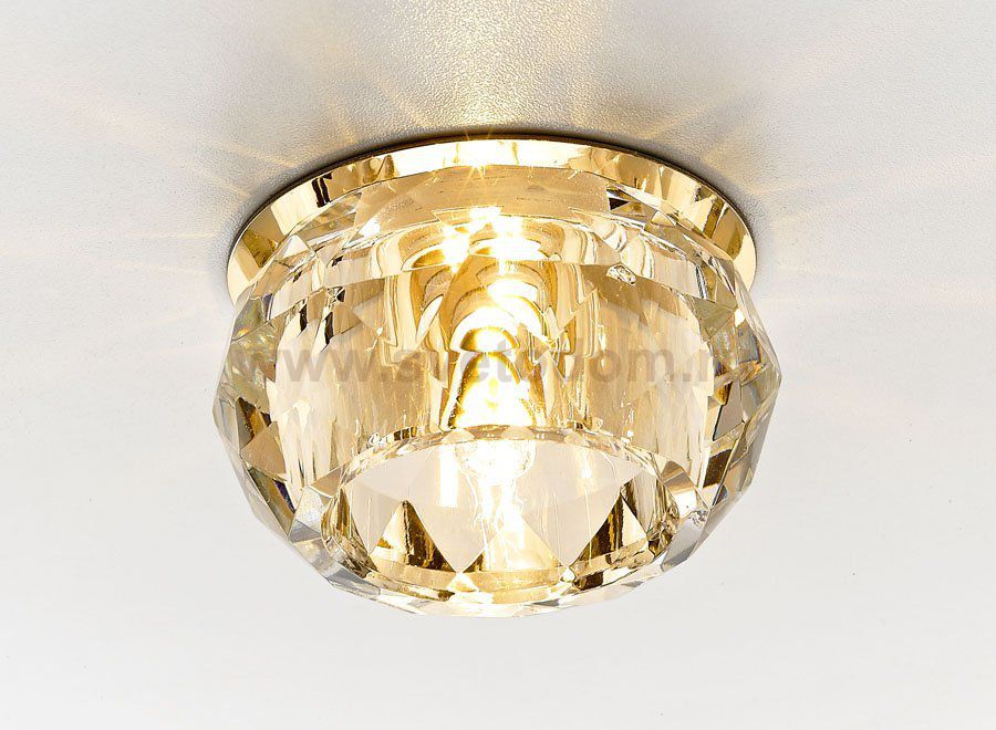 Встраиваемый светильник Ambrella D7327 CL/G