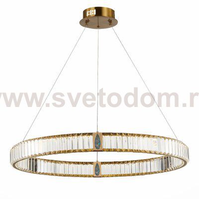 Люстра D8016P/R/D800 gold/clear