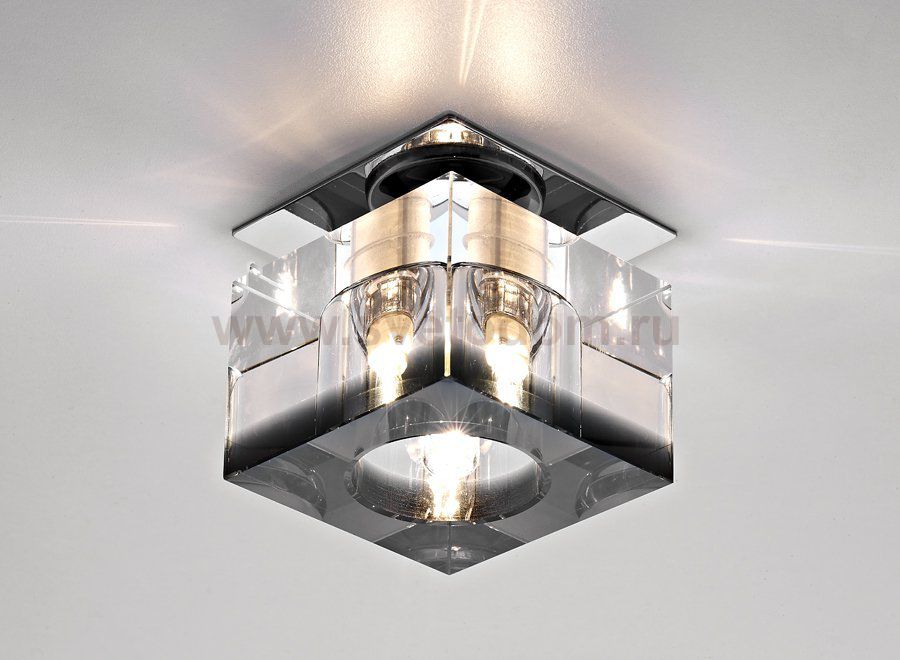 Точечный светильник Ambrella Кристальный D8031 CL/BK