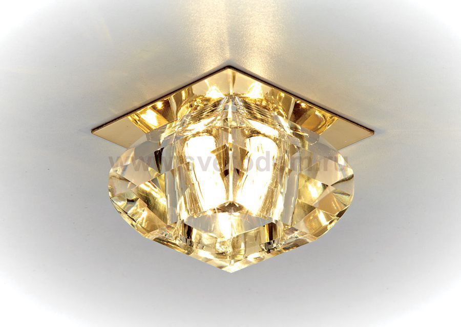 Светильник Ambrella D8048 CL/G золото/прозрачный G9 