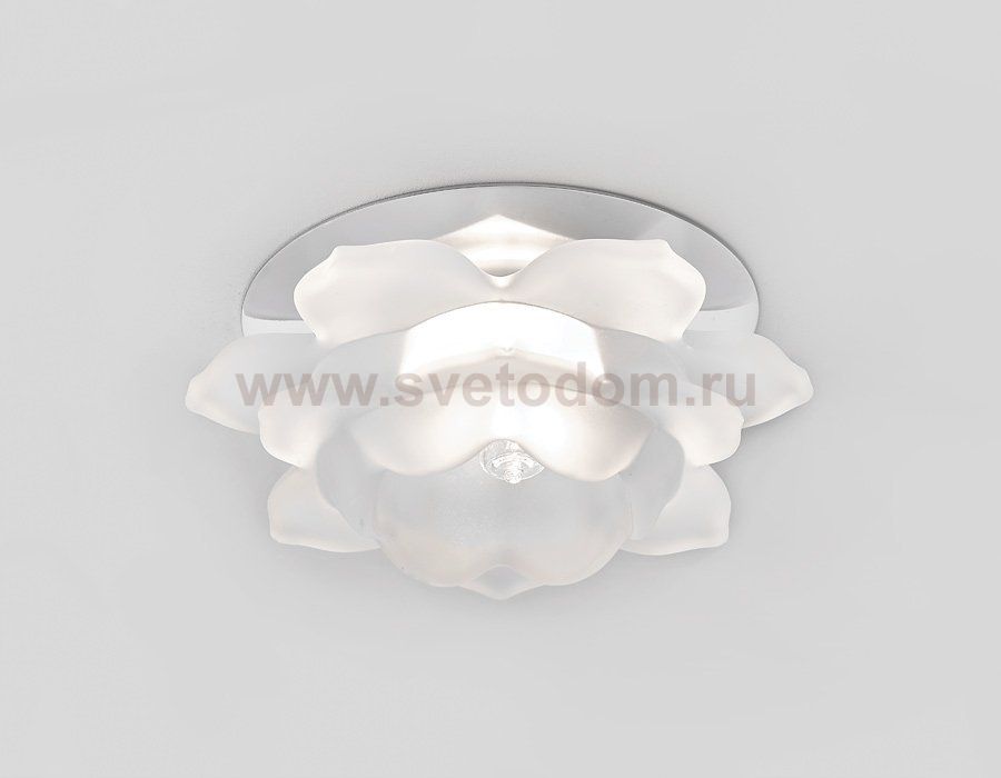 Светильник точечный Ambrella D8188 CL/W хром/матовый G9 CRYSTAL SPOT