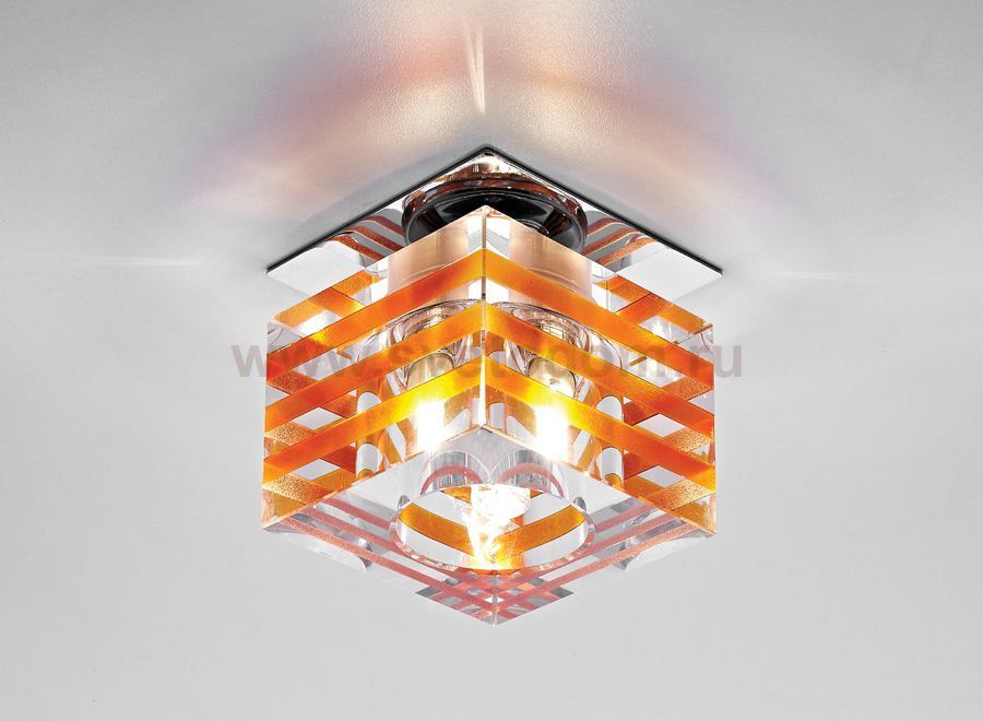 Светильник Ambrella D8250 CL/YL/CH хром/желтый G9 D70 H80 mm