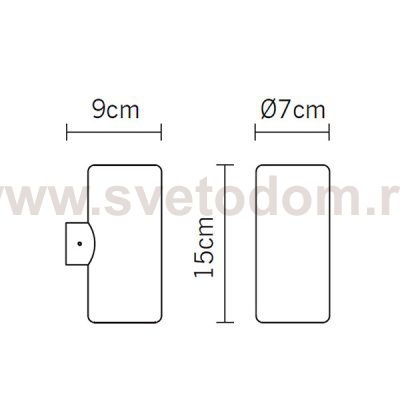 Настенный светильник Fabbian D84D1501