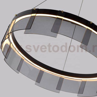 Люстра D8825P/L black/smoky