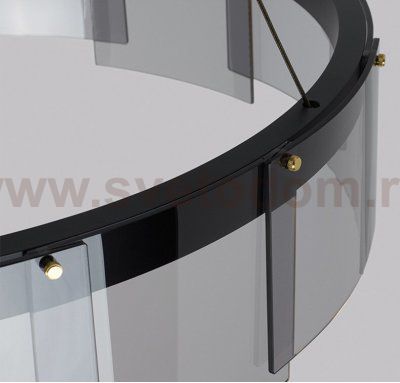 Люстра D8825P/L black/smoky