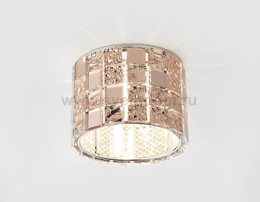 Точечный светильник Ambrella с узором D9050 BR