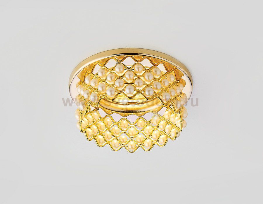 Светильник Ambrella D9060 G/W золото белый G9