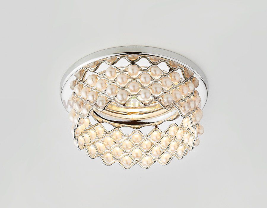 Светильник Ambrella D9070 CH/W хром белый