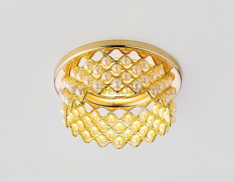 Светильник Ambrella D9070 G/W золото белый