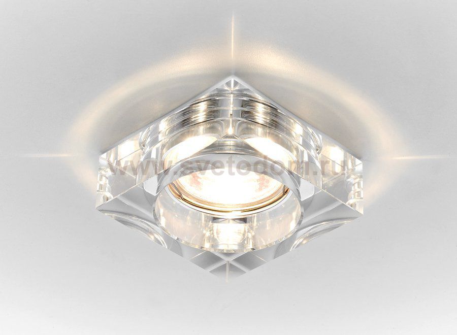 Светильник точечный Ambrella D9171 CL/CH хром/зеркальный MR16 H25 D80 mm CRYSTAL SPOT