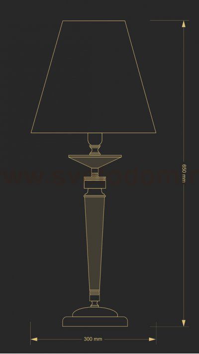 Настольная лампа Kutek DALILA DAL-LG-1(Z/A)