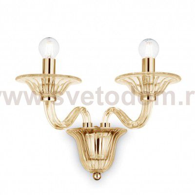 Светильник бра Ideal lux DANIELI AP2 AMBRA (159935)