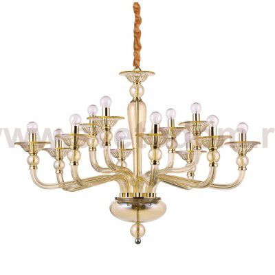 Подвесной светильник Ideal lux DANIELI SP12 AMBRA (221373)