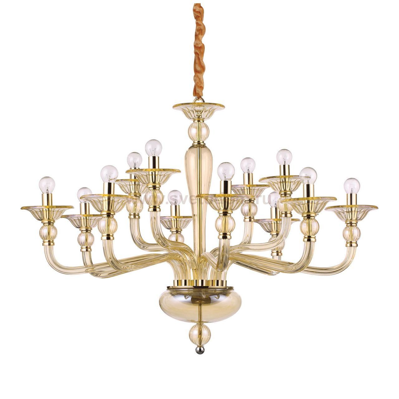 Подвесной светильник Ideal lux DANIELI SP12 AMBRA (221373)