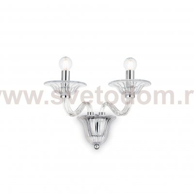 Светильник бра Ideal lux DANIELI AP2 TRASPARENTE (159966)