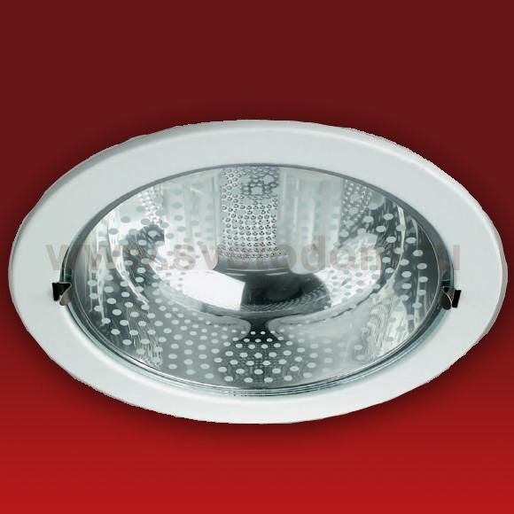 Светильник встраиваемый DC702C под энергосб. лампу белый