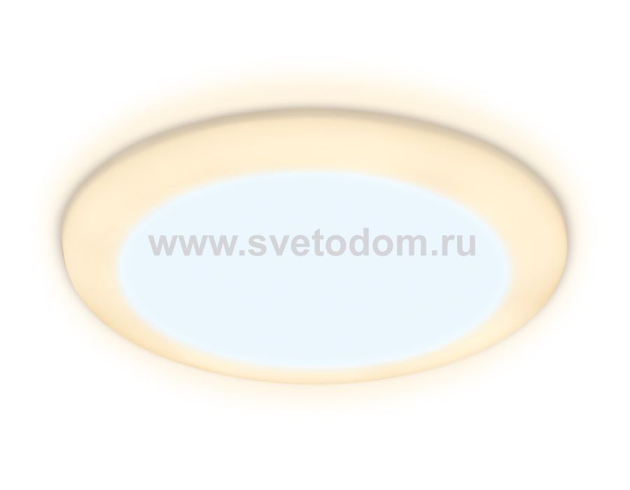 Светильник ультратонкий Ambrella DCR307 24W+6W 6400K/3000K 85-265V D230*35 (A110-200) DOWNLIGHT