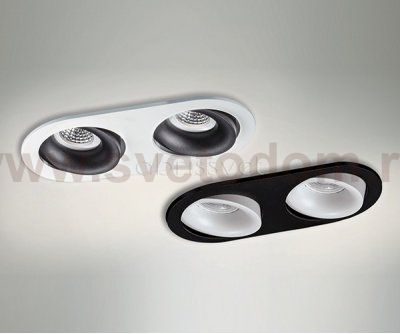 DE-200 black светильник встраиваемый Italline